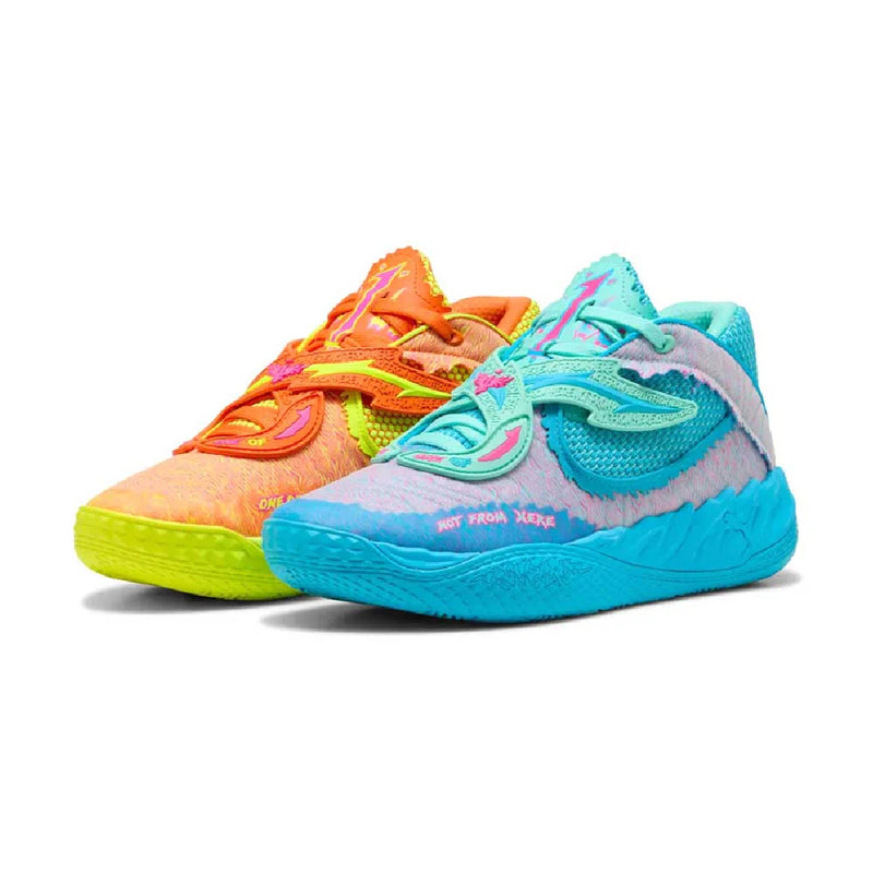 PUMA + Rick & Morty MB.05 'Rickie Orange Electric Peppermint'